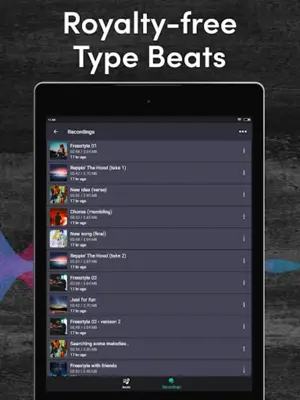 Rap Maker - Recording Studio android App screenshot 1